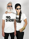 NO SHOW White - Statement T-shirt