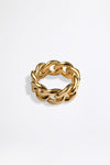 TANK CHAIN BOLD - Gold Ring