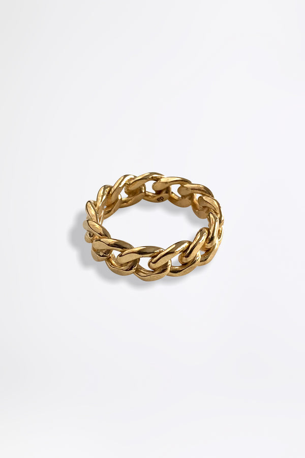 TANK CHAIN FINE - Gold Ring