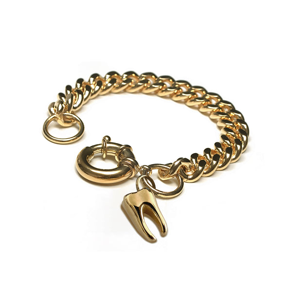 TOOTH - Gold Bracelet