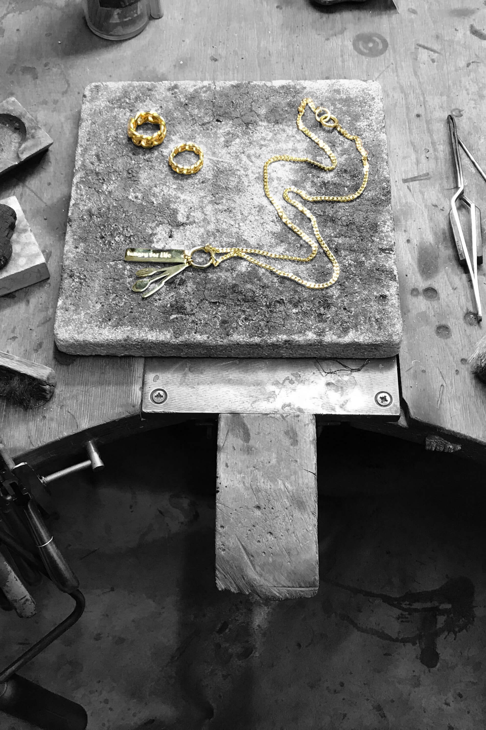 Gold plating tuning for fine rings and fine chains