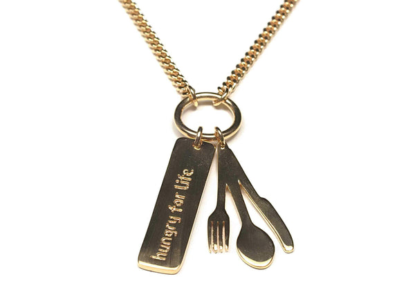 HUNGRY FOR LIFE - Fine Gold Necklace | esther perbandt
