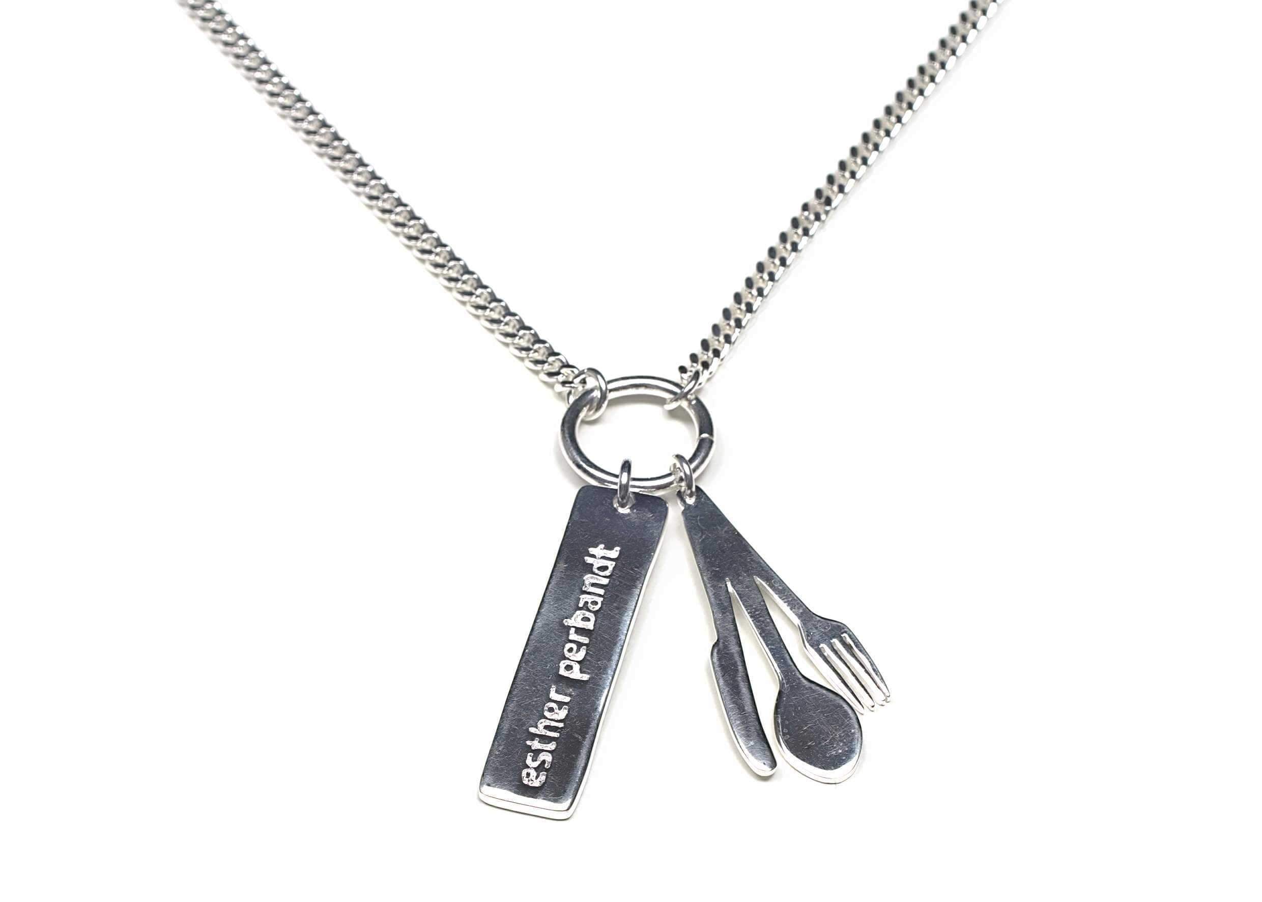 HUNGRY FOR LIFE - Fine Silver Necklace | esther perbandt